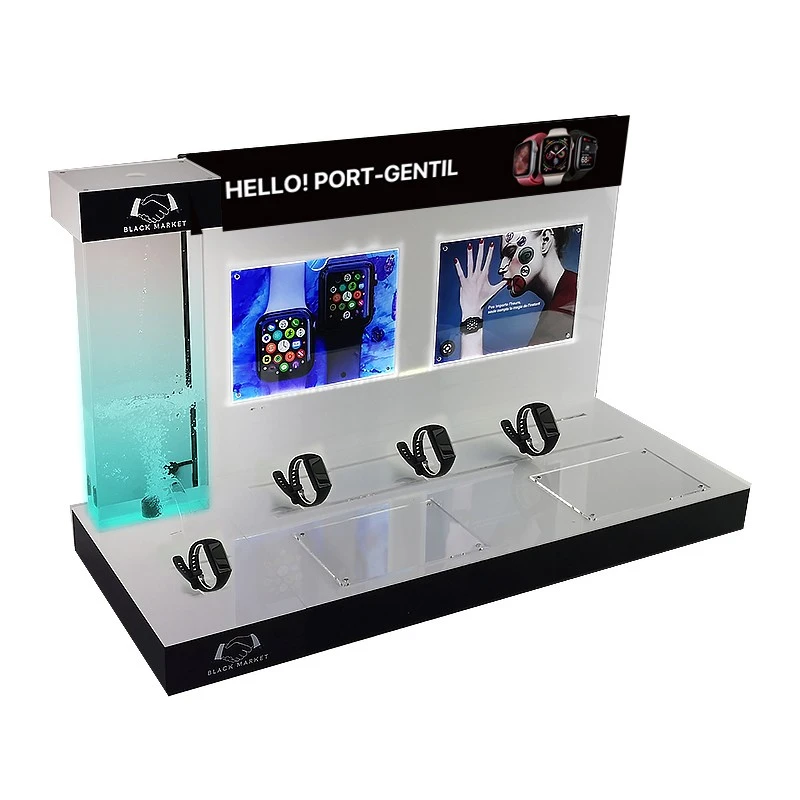 LED watch stand LED watch showcase LED watch stand LED watch showcase